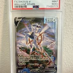 Pokemon Error OC 2022 Arceus V SWSH166 Brilliant Stars