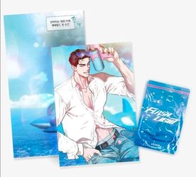 Lezhin Flashlight Webtoon Summer Festa Merchandise Water Sensitive Postcard Set