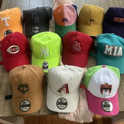 New Era Cap Lot (12 Hats) – Adjustable 9TWENTY