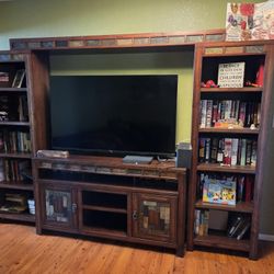 Wall Unit Book Shelf 4 Pieces