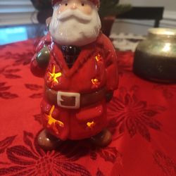 Santa Tea light Figureine 
