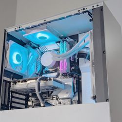 Custom Gaming PC – RTX 3060 + i5  Black & White Themed