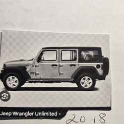 Jeep 2018 Unlimited 4 Door Soft Top Kit --- Sahara JL--- New In Sealed Box