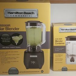 (New)Hamilton Beach Commercial Blender & Extra Container