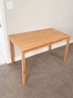 Solid Wood IKEA Desk / Computer Desk - Natural Pine - Excellent Condition