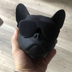Wireless Dog Head Speaker Portable Stereo Sound 5W Audio Music Player Matt Black