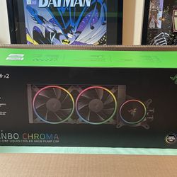 Razer Hanbo Chroma RGB AIO Liquid Cooler 240MM All In One Liquid Cooler Pump Cap
