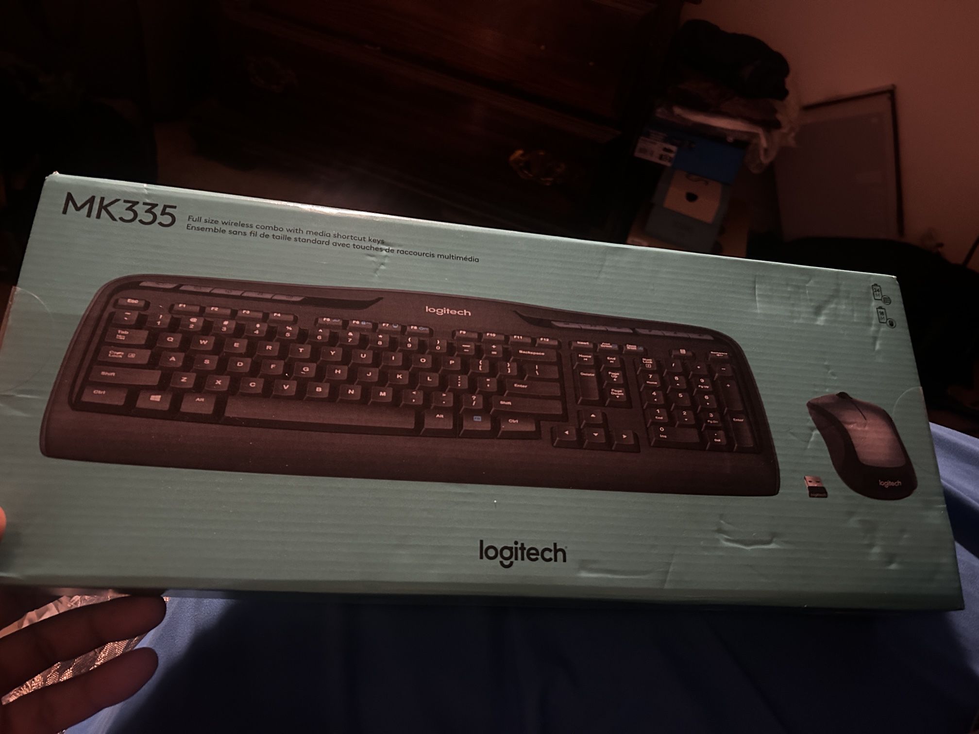 Logitech MK335 Wireless Keyboard and Mouse Combo - Black/Silver