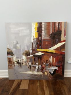 WALL ART - OIL ON CANVAS PAINTING
