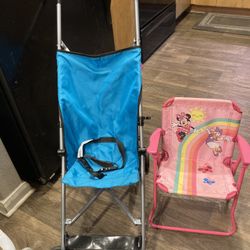 Toddler Stroller And Chair 