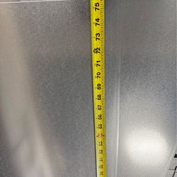 16 gauge 75.5”x14.5” galvanized sheets