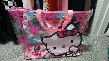 Hello Kitty clear plastic tote