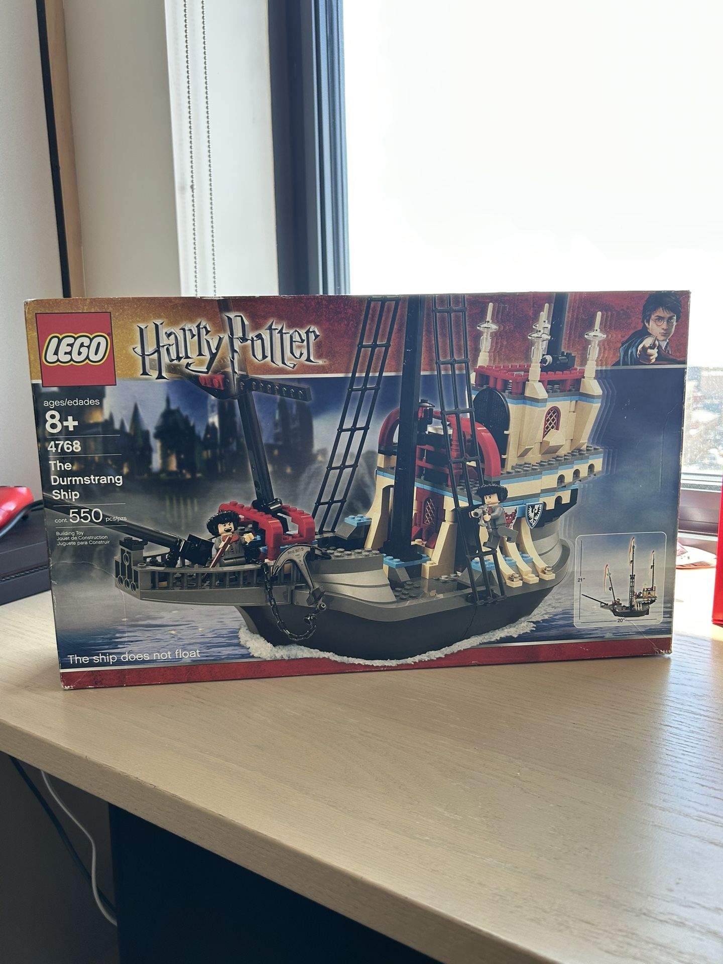 SEALED 2005 RETIRED LEGO Harry Potter Goblet of Fire The Durmstrang Ship 4768