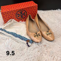 tory burch flats 9.5
