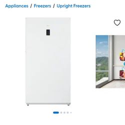 Midea Digital Control Convertible 17-cu ft Garage Ready Frost-free Upright Freezer ( White ) ENERGY STAR Certified