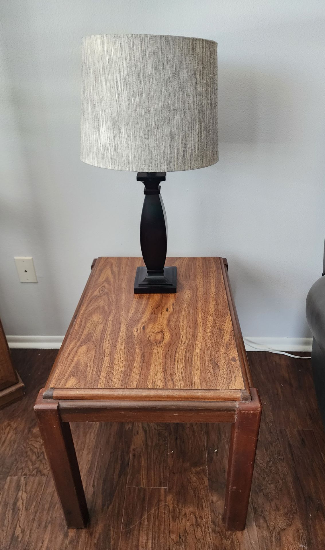 End Table and lamp