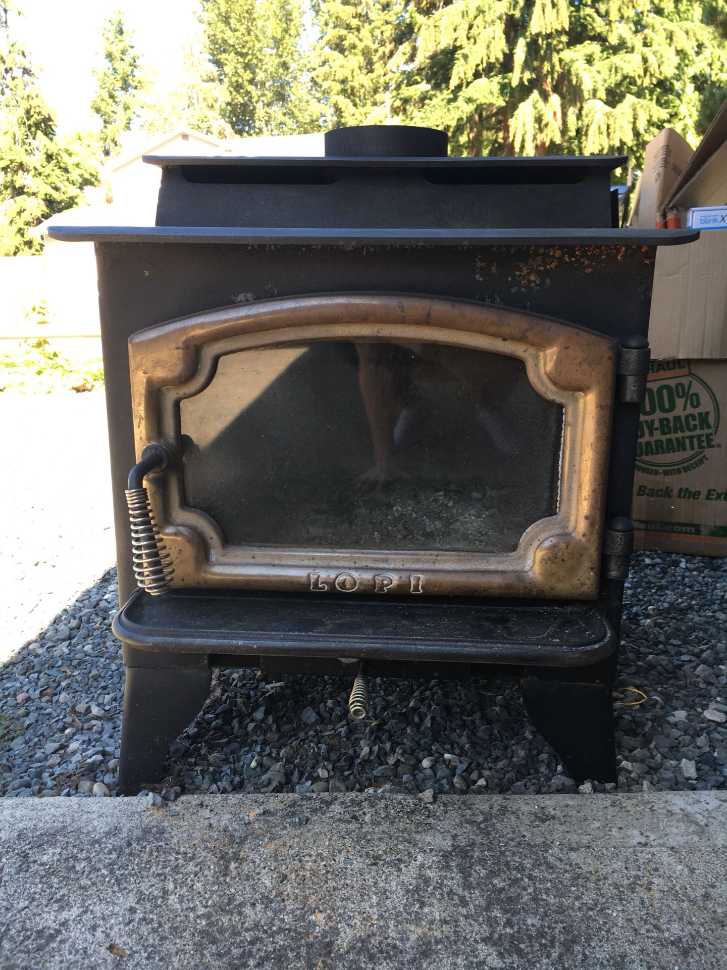 Lopi wood stove model 380/440