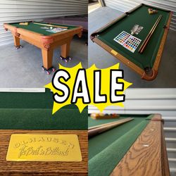 8ft Brunswick Professional Pool Table!!! Free Delivery & Leveling Included 