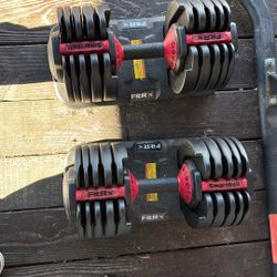 Adjustable dumbbells