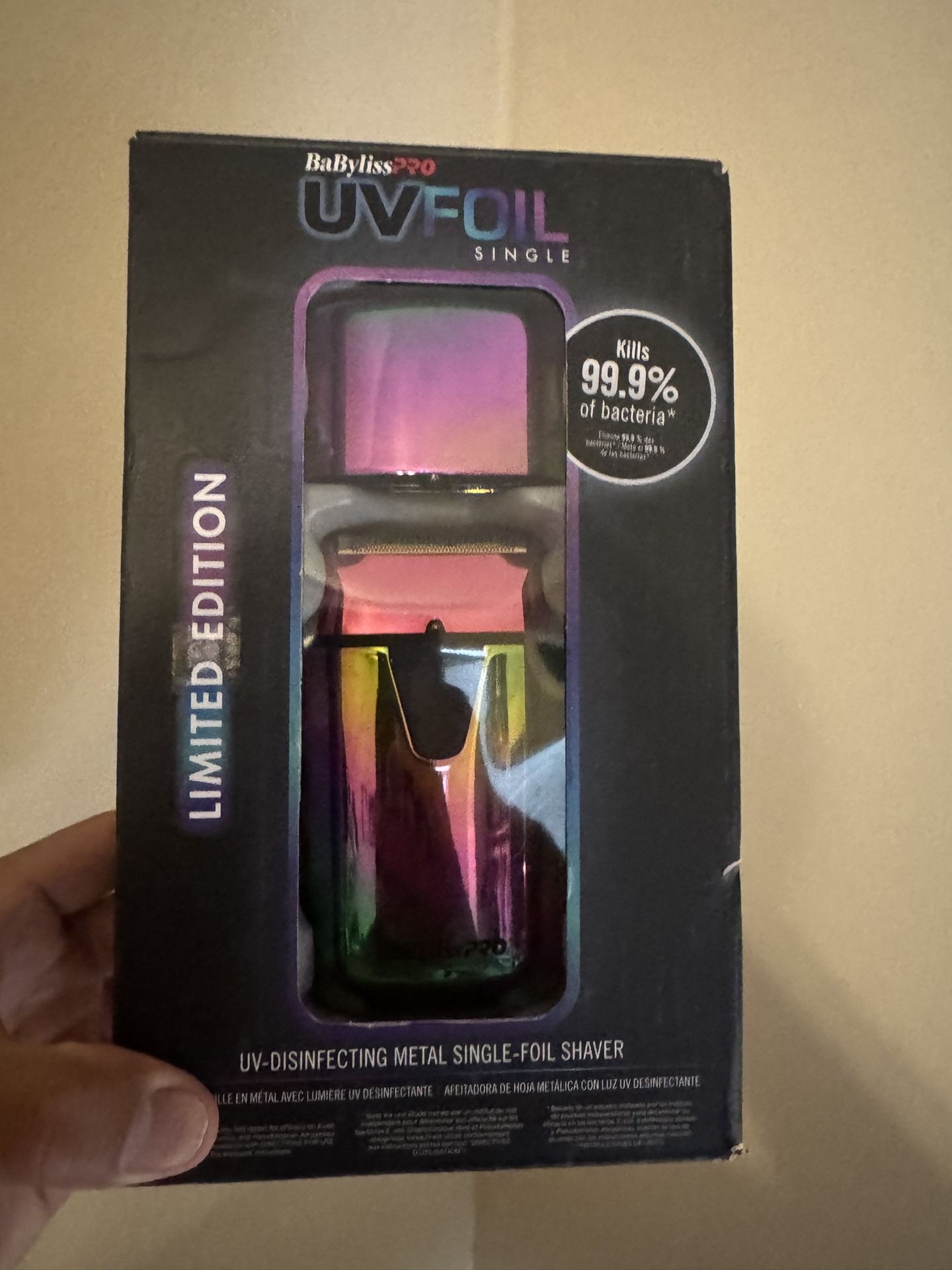 UV foil shaver