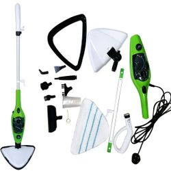 Steam Mop Handheld Cleaner Carpet Floor Cleaning Machines 1500W Powerful 10 In 1 Multifunctional 
