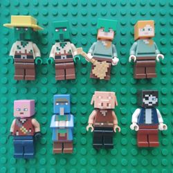 Minecraft Minifigures Lot (8)