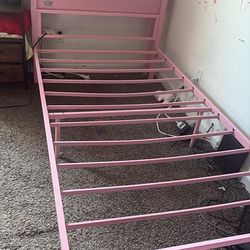 Pink Twin Bed