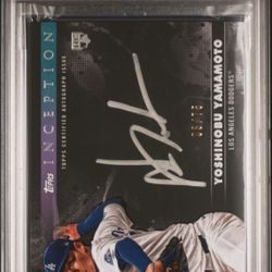 2024 Topps Inception Yoshinobu Yamamoto Silver Signings