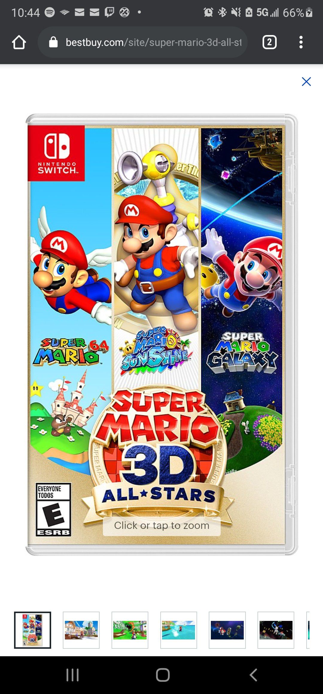 Mario 3D all stars. Brand new for Nintendo switch. $90