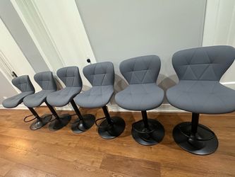 Modern Bar Stool Set of 6