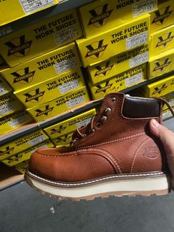 Zaoatos de piel con suela doble densidad marca workmen