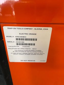 Snap on tool box