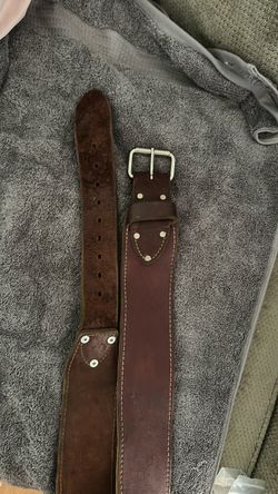 Occidental leather belt