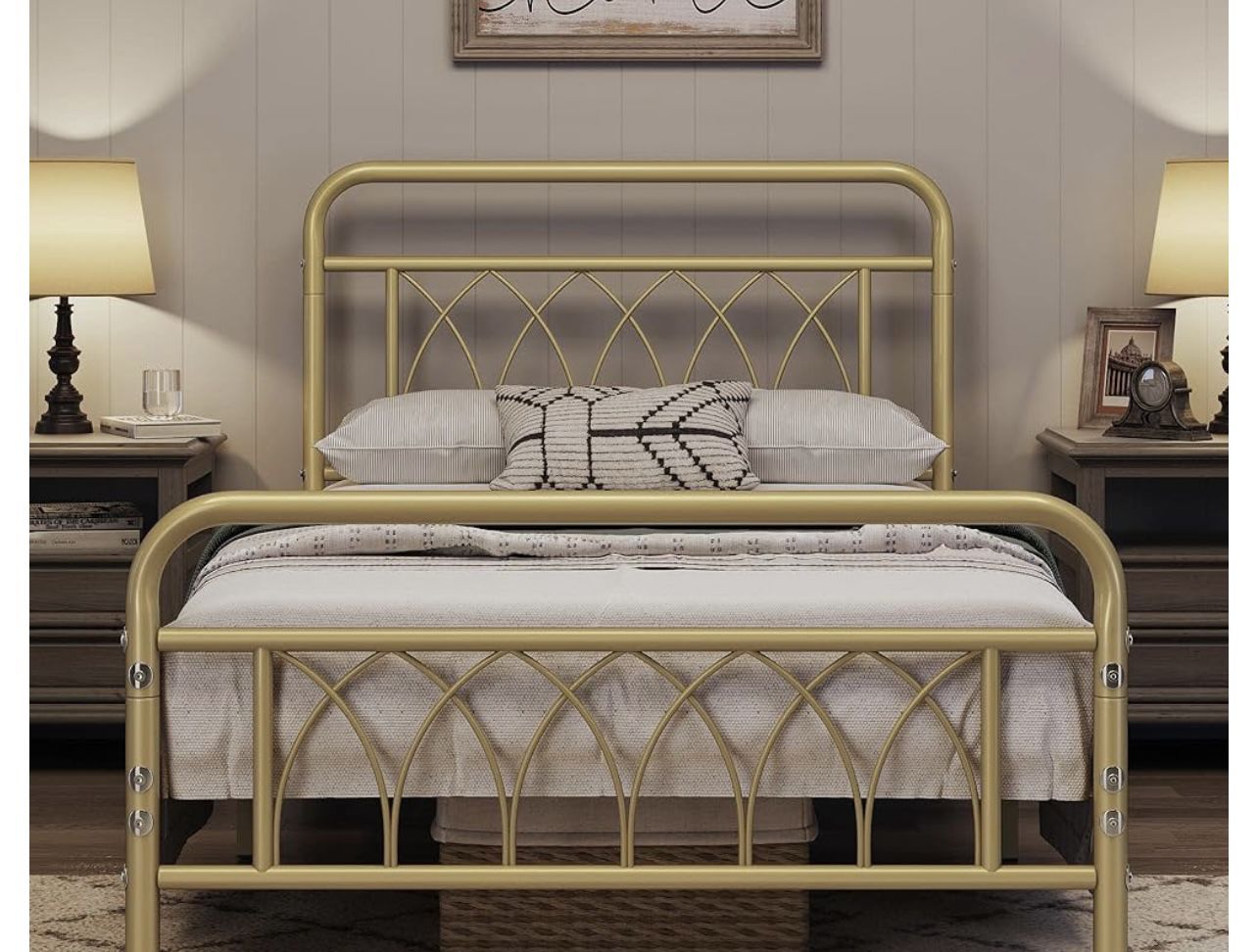 Gold Twin Bed Frame