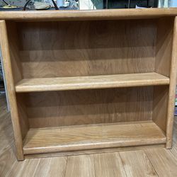 Three Shelf Wooden Bookcase