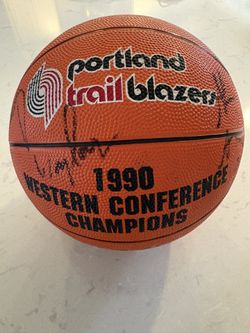 Portland Trailblazers 1990 Western Conference Champions