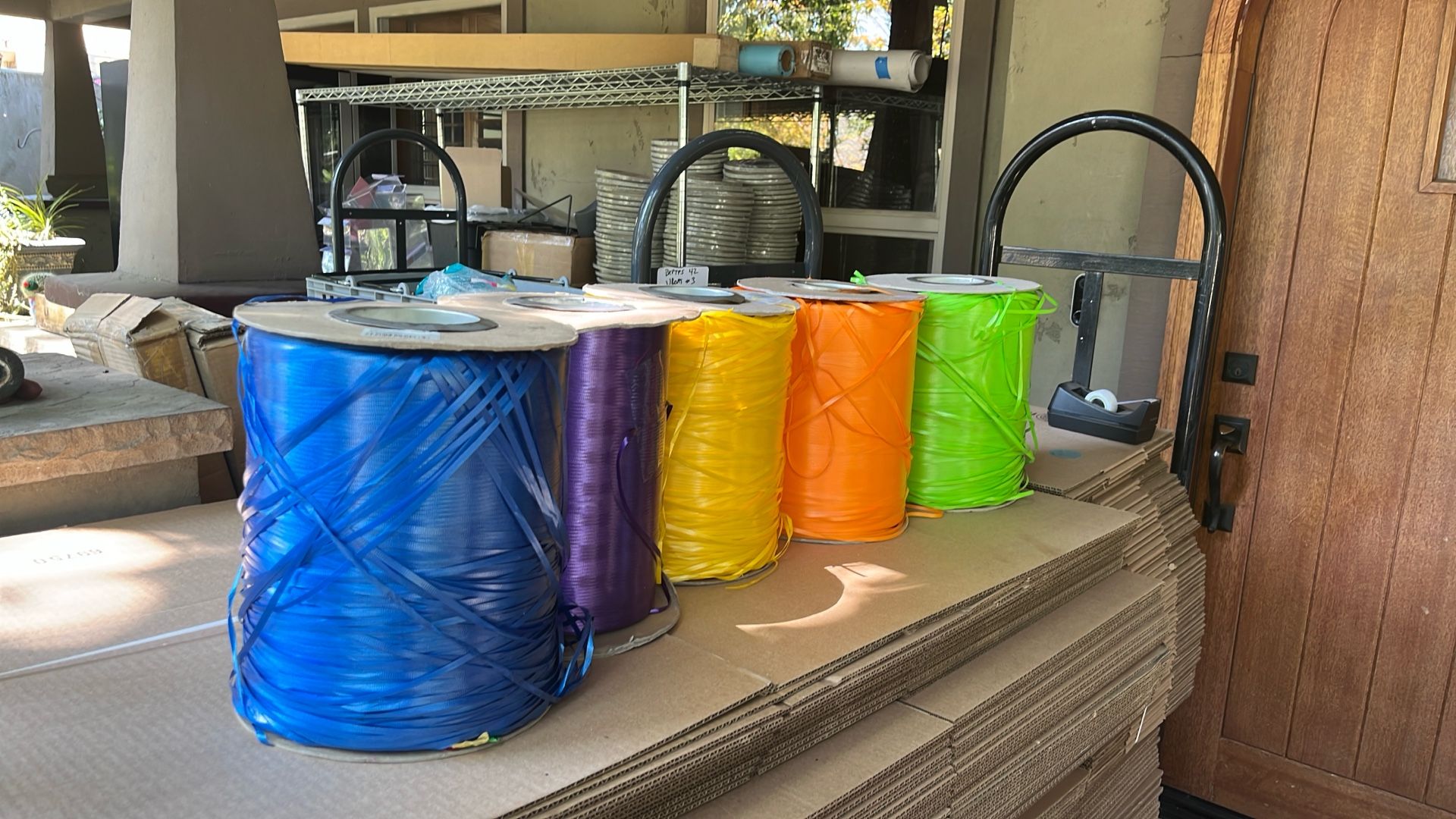 3/16” Curling Ribbon Bulk Lot Of 5 Colors