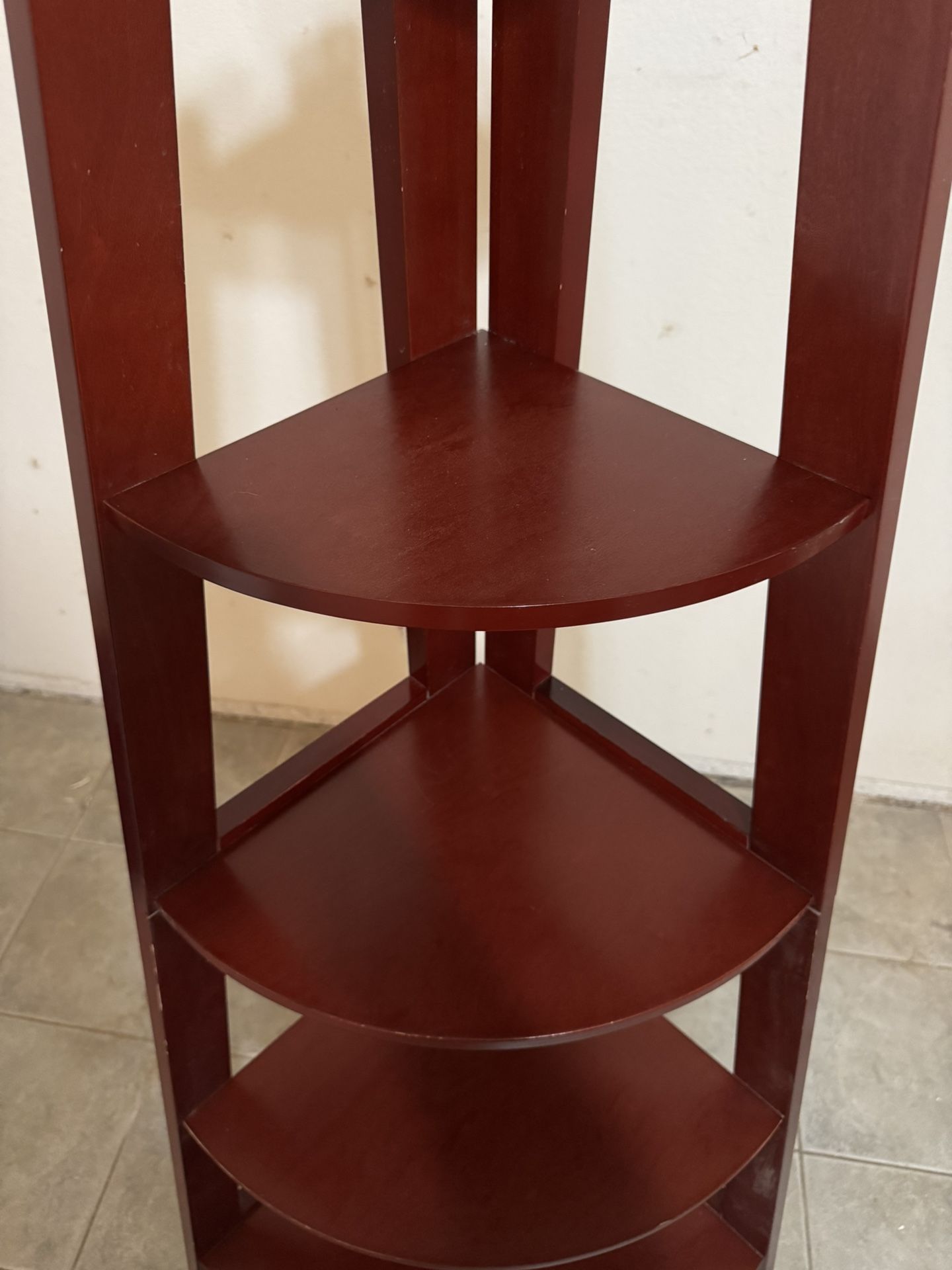 Mahogany Corner shelf