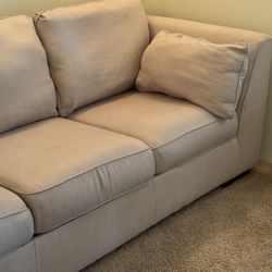 Beige sofa