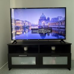 50 Inch TV And WiFi Router