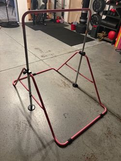Kids Gymnastics Kip Bar Pink Adjustable