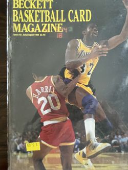 1990 Beckett Basketball Monthly Issue # 3 Magic Johnson/ Kevin Johnson