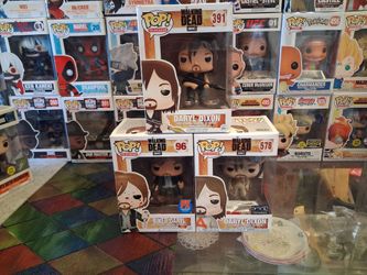 Funko Pop! vinyl figures from The Walking Dead,
