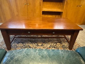 Rectangular Wood Coffee Table