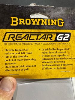 Browning recoil pad brand new in package