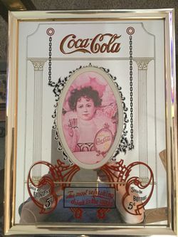 Coca-Cola mirror.