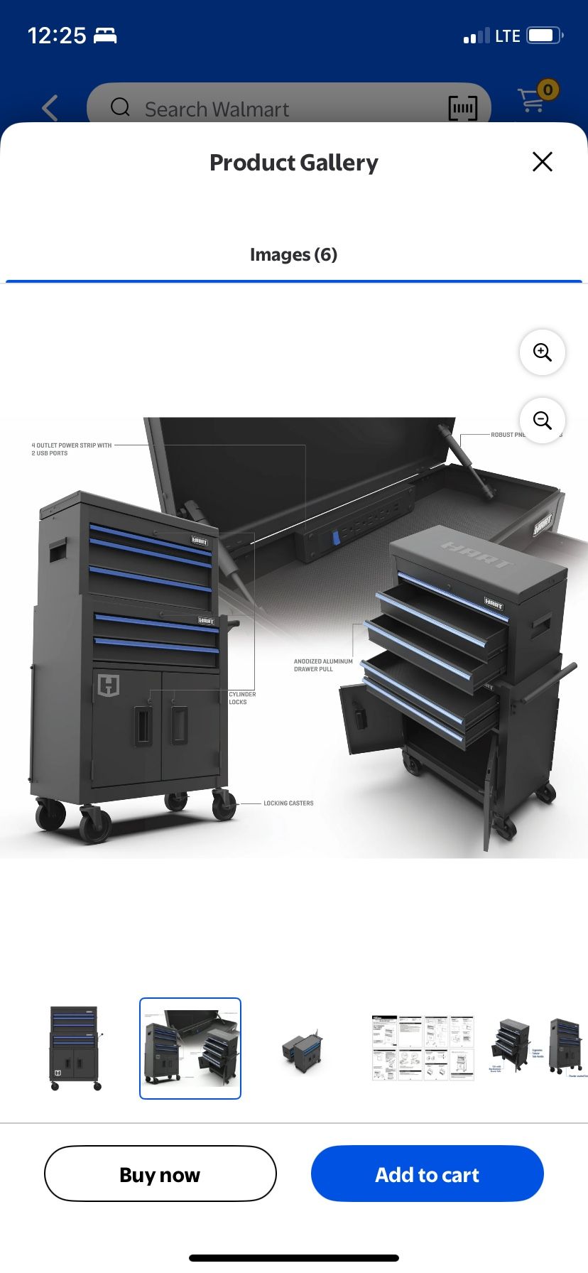 5 Drawer Rolling Tool Chest New In Box 