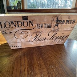 Rustic Wooden Storage Crate