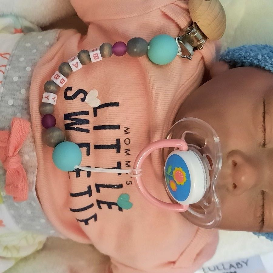 Handmade Reborn Doll Pacifier/toy Clips *FOR DOLLS ONLY