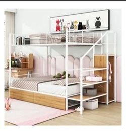 Twin over full bunk bed